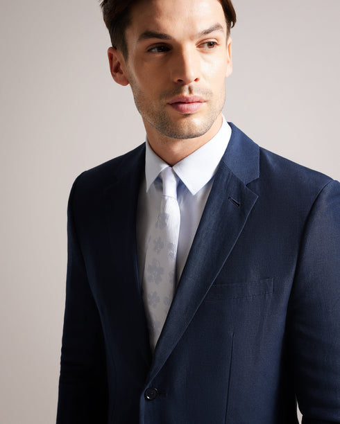 BEREL-Ties-There are ties for every occasion, and then there's BEREL. This versatile tie is made of 100% silk and is as ideal for a job interview as it is for a birthday celebration. We couldn't ask for more. Ted Baker accessories collection Tie 100% Silk Jacquard fabric Magnolia pattern- Ted Baker Romania